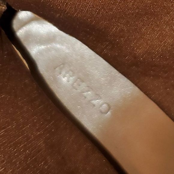 Camel colored suede Arezzo wedge boots - Picture 8 of 8